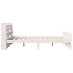 Berkfield Home Bed Frame with Headboard without Mattress White 140x190 cm - thumbnail 7