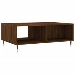 Berkfield Home Decorative Coffee Table Brown Oak 90x60x35 cm Engineered Wood - Size: 90 x 60 x 35 cm - thumbnail 8