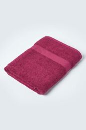 Homescapes 500 GSM Turkish Cotton Towel Soft, Absorbent & Quick-Drying in Burgundy - thumbnail 4
