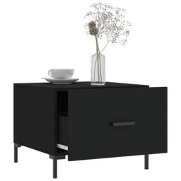 Berkfield Home Coffee Tables 2 pcs Black 50x50x40 cm Engineered Wood - Size: 50 x 50 x 40 cm - thumbnail 4