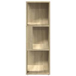 Berkfield Home Corner Cabinet Sonoma Oak 33x33x100 cm Engineered Wood in Light Tan - Size: 33 x 33 x 100 cm - thumbnail 5