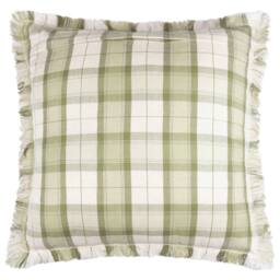 Voyage Maison Arrochar Tartan Woven Indoor/Outdoor Cushion in Green - Size: 50 cm x 50 cm - thumbnail 3