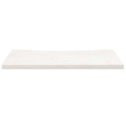 Berkfield Home Desk Top White 80x40x2.5 cm Solid Wood Pine - thumbnail 3