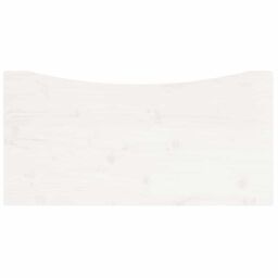 Berkfield Home Desk Top White 80x40x2.5 cm Solid Wood Pine - thumbnail 5