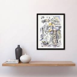 Artery8 Ghosts Design for Urne Buriall Book Nash Framed Wall Art Print - Size: A4 - thumbnail 4