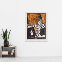 "Artery8 Head Waiter in Cafe Ernst Ludwig Kirchner Wall Art Poster Print - Size: W24"" x H32""" - thumbnail 4