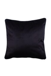 Bedlam 'Boo' Luxe Velvet Halloween Filled Cushion in Orange - Size: 43 cm x 43 cm - thumbnail 2