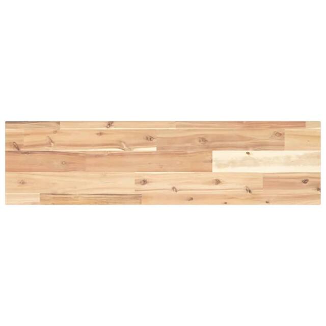 Berkfield Home Table Top 100x20x2 cm Rectangular Solid Wood Acacia in Brown - Size: 100 x 20 x 2 cm - image 1
