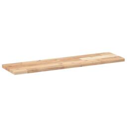 Berkfield Home Table Top 100x20x2 cm Rectangular Solid Wood Acacia in Brown - Size: 100 x 20 x 2 cm - thumbnail 5