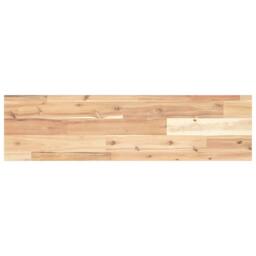 Berkfield Home Table Top 100x20x2 cm Rectangular Solid Wood Acacia in Brown - Size: 100 x 20 x 2 cm - thumbnail 1