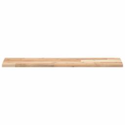 Berkfield Home Table Top 100x20x2 cm Rectangular Solid Wood Acacia in Brown - Size: 100 x 20 x 2 cm - thumbnail 4