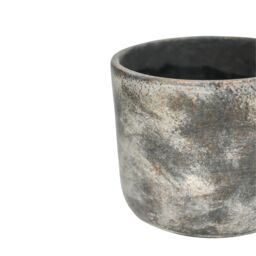 Ivyline Tivoli Planter Earth, H25cm x D26cm in Mid Grey - thumbnail 3