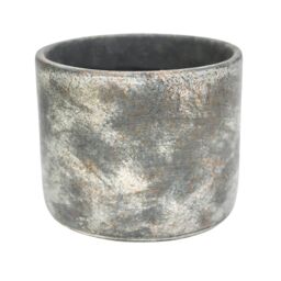 Ivyline Tivoli Planter Earth, H25cm x D26cm in Mid Grey - thumbnail 4