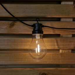 Samuel Alexander 4.5m Set of 10 Connectable Festoon Bulb Lights in Warm White - thumbnail 3
