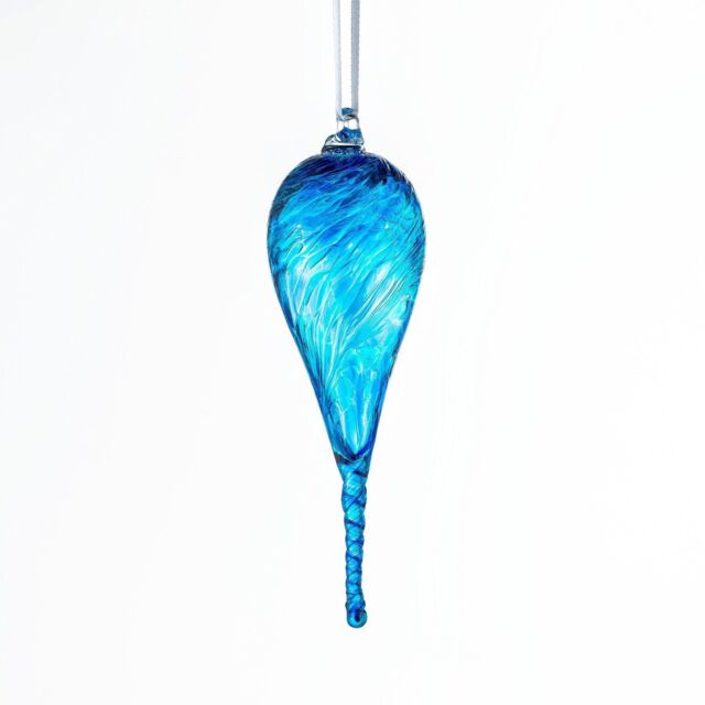 Sienna Glass 16cm Friendship Droplet Pixie in Bright Blue - image 1
