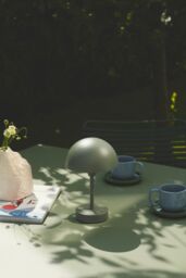 Nordlux Modern Outdoor Table Battery Light Green Aluminium Intergrated LED 3-Level Dimming - Battery, IP44 - thumbnail 4