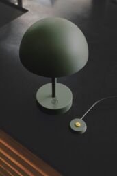Nordlux Modern Outdoor Table Battery Light Green Aluminium Intergrated LED 3-Level Dimming - Battery, IP44 - thumbnail 6