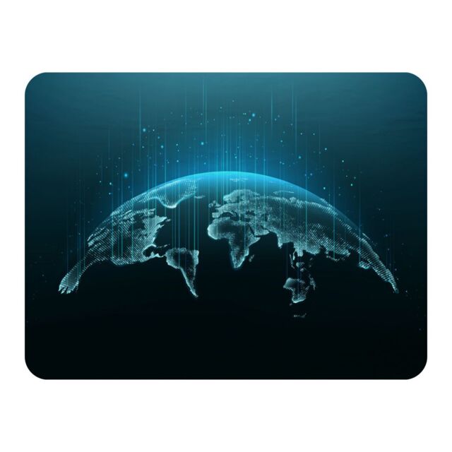 Benjamin Tate Design Map Of The Planet Blanket in Natural - Size: 120 cm x 150 cm - image 1