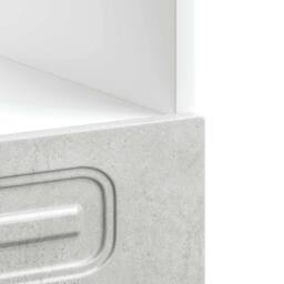 Berkfield Home Oven Cabinet Kalmar Concrete Grey Engineered Wood - thumbnail 8