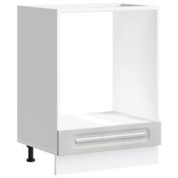 Berkfield Home Oven Cabinet Kalmar Concrete Grey Engineered Wood - thumbnail 3