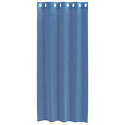 Berkfield Home Voile Curtains with Grommets 2 pcs Royal Blue - thumbnail 4