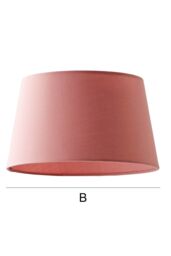 ValueLights Aspen Blush Pink Tapered Easy Fit Pendant Lamp Shade in Pale Pink - Size: Medium - thumbnail 7