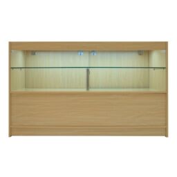 Monstershop LED Retail Shop Counter C1500 - Maple in Beige - thumbnail 3