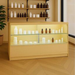 Monstershop LED Retail Shop Counter C1500 - Maple in Beige - thumbnail 5
