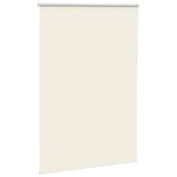 Berkfield Home Roller Blind Blackout Coffee 160x230 cm Fabric Width 156.6 cm Pol… in Off-White