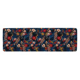 Benjamin Tate Design Bright Red & Orange Tropical Flowers & Plants Runner Rug in Natural - Size: 67 cm x 230 cm - thumbnail 1