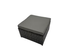 Fimous 3 Seater Sofa Coffee Table with 2 Big Footstools 2 Side Tables in Dark Grey - thumbnail 6