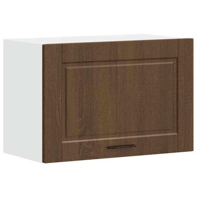 Berkfield Home Kitchen Wall Cabinet Porto Brown Oak Engineered Wood - image 1