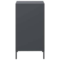 Berkfield Home Sideboard Anthracite 35x39x73.5 cm Cold-rolled Steel in Charcoal - thumbnail 6