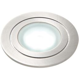 Loops Recessed IP67 Guide Light - 1.2W Daylight White LED Marine Grade Stainless Steel in Metallics - thumbnail 4