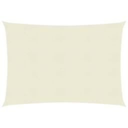 Berkfield Home Sunshade Sail 160 g/m ² Cream 2x2.5 m HDPE in Beige - thumbnail 1