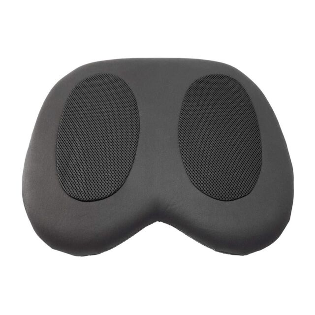 mysmartbuy Memory Foam & Gel Filled Cushion - Lower Back Support Orthopaedic Posture Pad - Measures 45 x 42 x 5cm in Black - Size: 45 x 42 x 5 cm - image 1