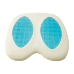 mysmartbuy Memory Foam & Gel Filled Cushion - Lower Back Support Orthopaedic Posture Pad - Measures 45 x 42 x 5cm in Black - Size: 45 x 42 x 5 cm - thumbnail 2