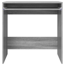 Berkfield Home Computer Desk Grey Sonoma Engineered wood Compact Simple - thumbnail 5