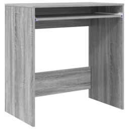 Berkfield Home Computer Desk Grey Sonoma Engineered wood Compact Simple - thumbnail 2