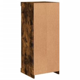 Berkfield Home Sideboard with LED Lights Smoked Oak 41x37x100 cm in Brown - Size: 41 x 37 x 100 cm - thumbnail 8