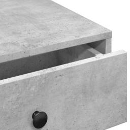 Berkfield Home Durable Coffee Table Concrete Grey 90x90x28 cm Engineered Wood - Size: 90 x 90 x 28 cm - thumbnail 8