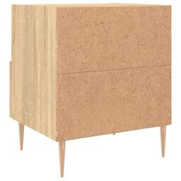 Berkfield Home Bedside Cabinet Sonoma Oak 40x35x47.5 cm Engineered Wood in Brown - thumbnail 6