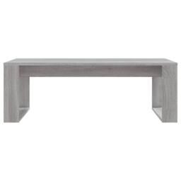 Berkfield Home Coffee Table Grey Sonoma 102x50x35 cm Engineered Wood - Size: 102 x 50 x 35 cm - thumbnail 4