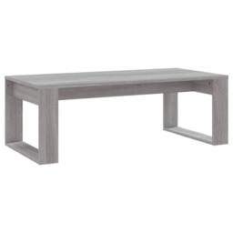 Berkfield Home Coffee Table Grey Sonoma 102x50x35 cm Engineered Wood - Size: 102 x 50 x 35 cm - thumbnail 1