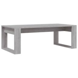Berkfield Home Coffee Table Grey Sonoma 102x50x35 cm Engineered Wood - Size: 102 x 50 x 35 cm - thumbnail 6