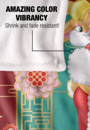 Warner Brothers Looney Tunes Lola Bunny Silky Touch Super Soft Throw Blanket in White - thumbnail 4
