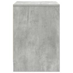 Berkfield Home Durable Bedside Cabinets 2 pcs with Drawer Concrete Grey 40x34x50 cm - Size: 40 x 34 x 50 cm - thumbnail 7