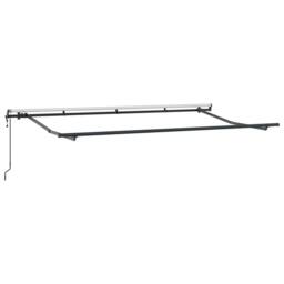 Berkfield Home Retractable Awning Retractable Manual Cream 350x200 cm Fabric, Metal - thumbnail 4