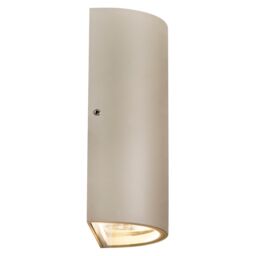 Nordlux Modern Outdoor Wall Light Sand Metal Intergrated LED Weatherproof - Mains Powered, IP54 in Beige - thumbnail 3