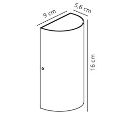 Nordlux Modern Outdoor Wall Light Sand Metal Intergrated LED Weatherproof - Mains Powered, IP54 in Beige - thumbnail 4